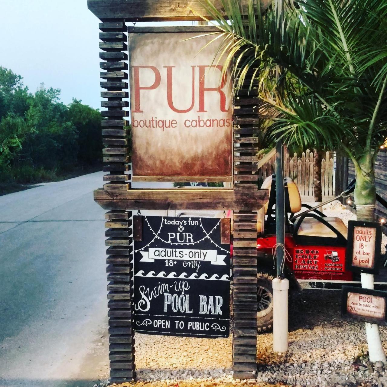 Pur Boutique Cabanas, Adults Only San Pedro  Exteriör bild